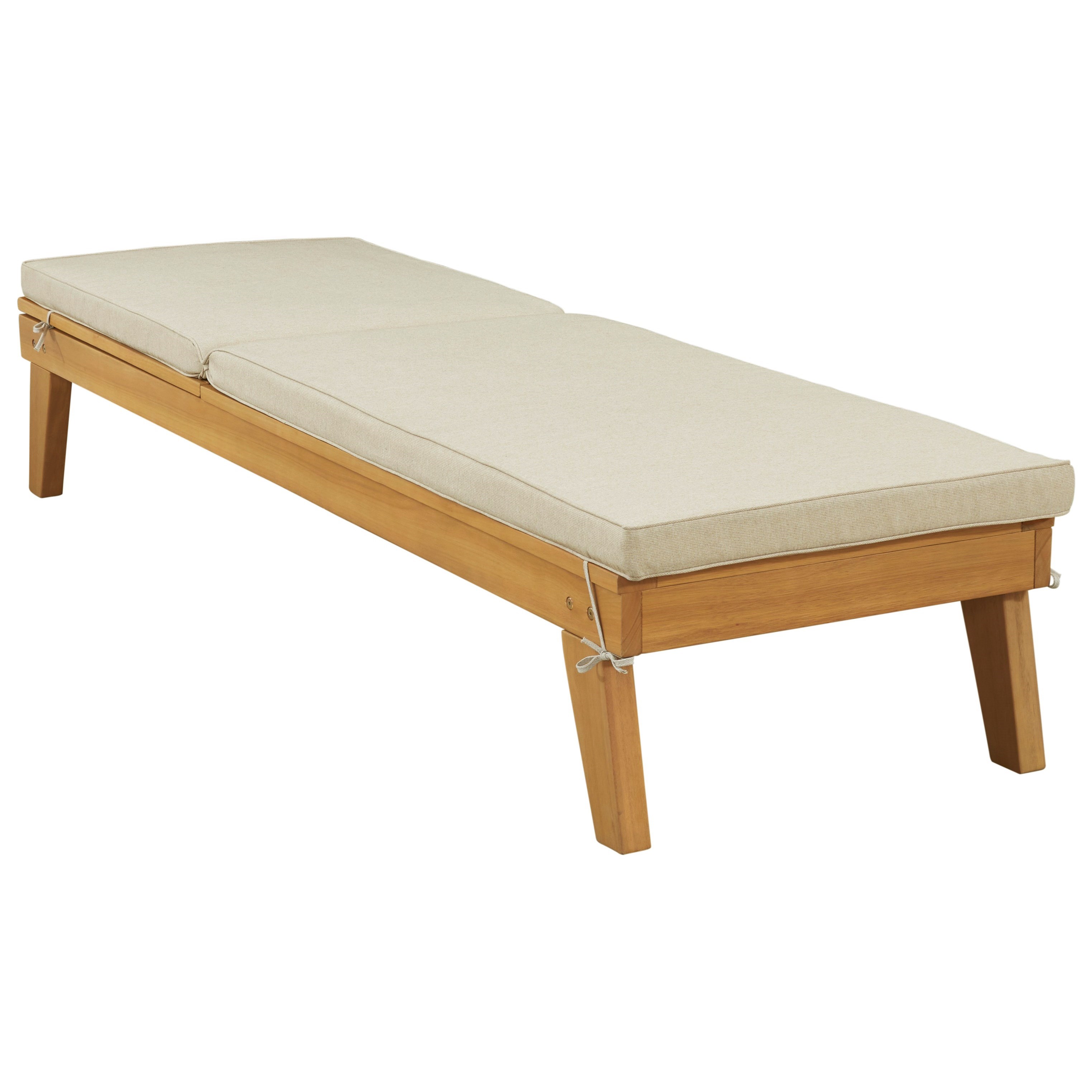 Benchcraft Byron Bay 211805 Adjustable Eucalyptus Wood Chaise Lounge